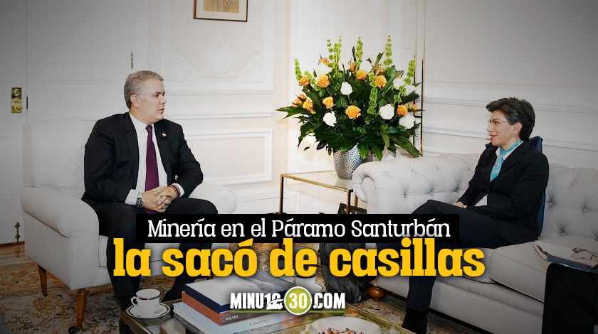 "Maneja la política del engaño": Claudia López se 'regó' contra Iván Duque por 'falsas promesas' de campaña 1 Ivan Duque y Claudia Lopez presidente alcaldesa criticas Bogota mineria Santurban
