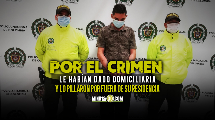 Tras las rejas presunto sicario que habría participado en el doble homicidio que se registró en el sector del Parque Juanes 1 Judicializado presunto integrante de banda criminal por doble