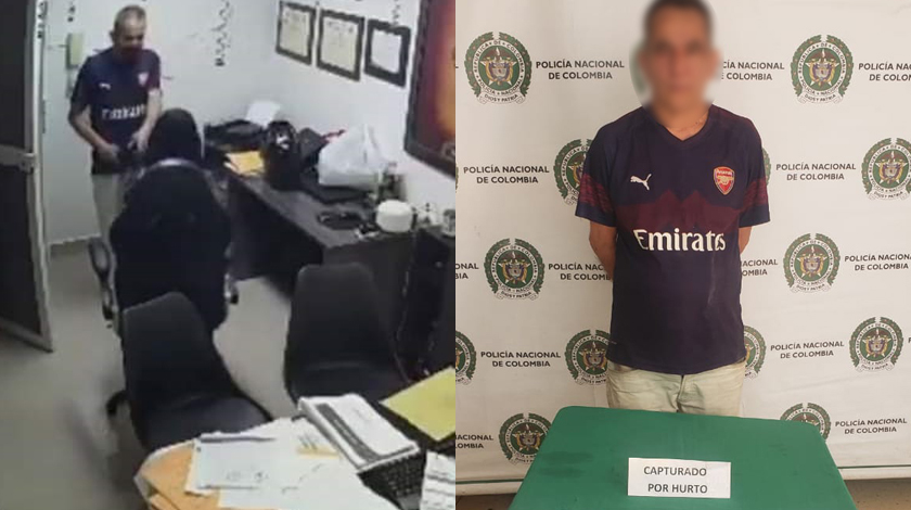 Se hizo pasar por integrante de un combo y amenazó a mujer en Laureles con matarla si no le entregaba el celular 1 Ladron capturado en Laureles celular