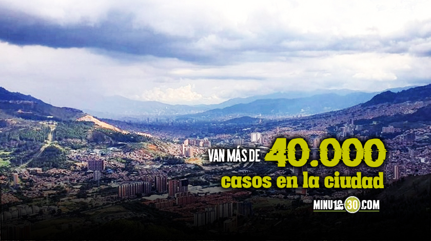 Medellín tuvo ayer 1.350 nuevos contagios de covid-19, pero los activos aún no suben de 4.000