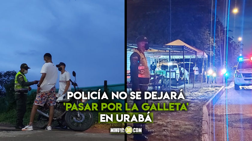 VIDEO: Policía refuerza controles en todo el Urabá antioqueño de cara a este puente festivo 