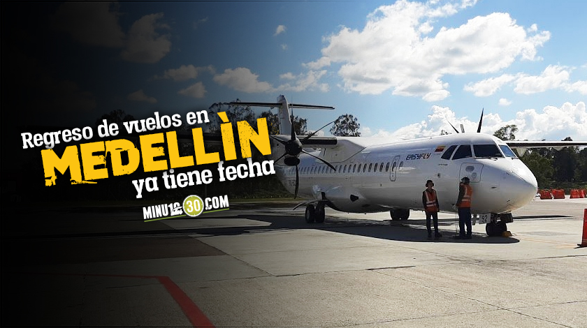 ¡Atentos! El próximo martes saldrán primeros vuelos piloto de Medellín a Bucaramanga y Pereira, así funcionarán