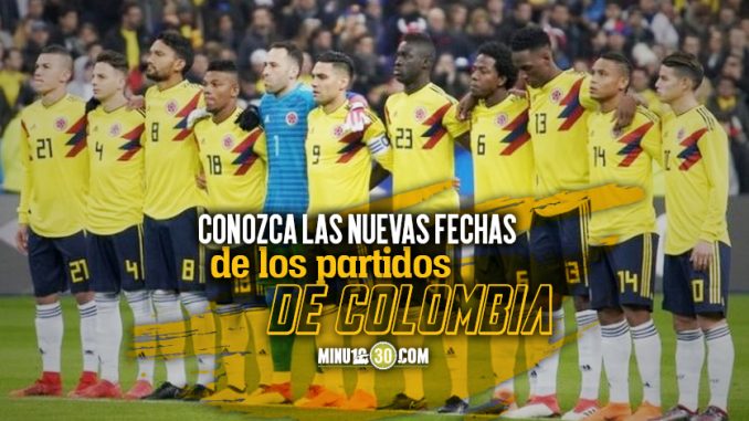 Reprograman partidos de la seleccion colombia de septiembre