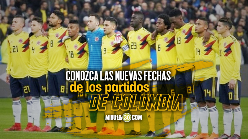 ¡Atentos! Por la pandemia, Selección Colombia aplazó todos los partidos que tenía planeados para septiembre 1 Reprograman partidos de la seleccion colombia de septiembre