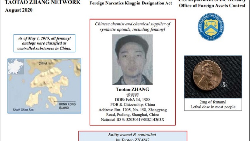 En China también tienen a uno de los “traficantes de droga más importantes del mundo”, EEUU le cayó