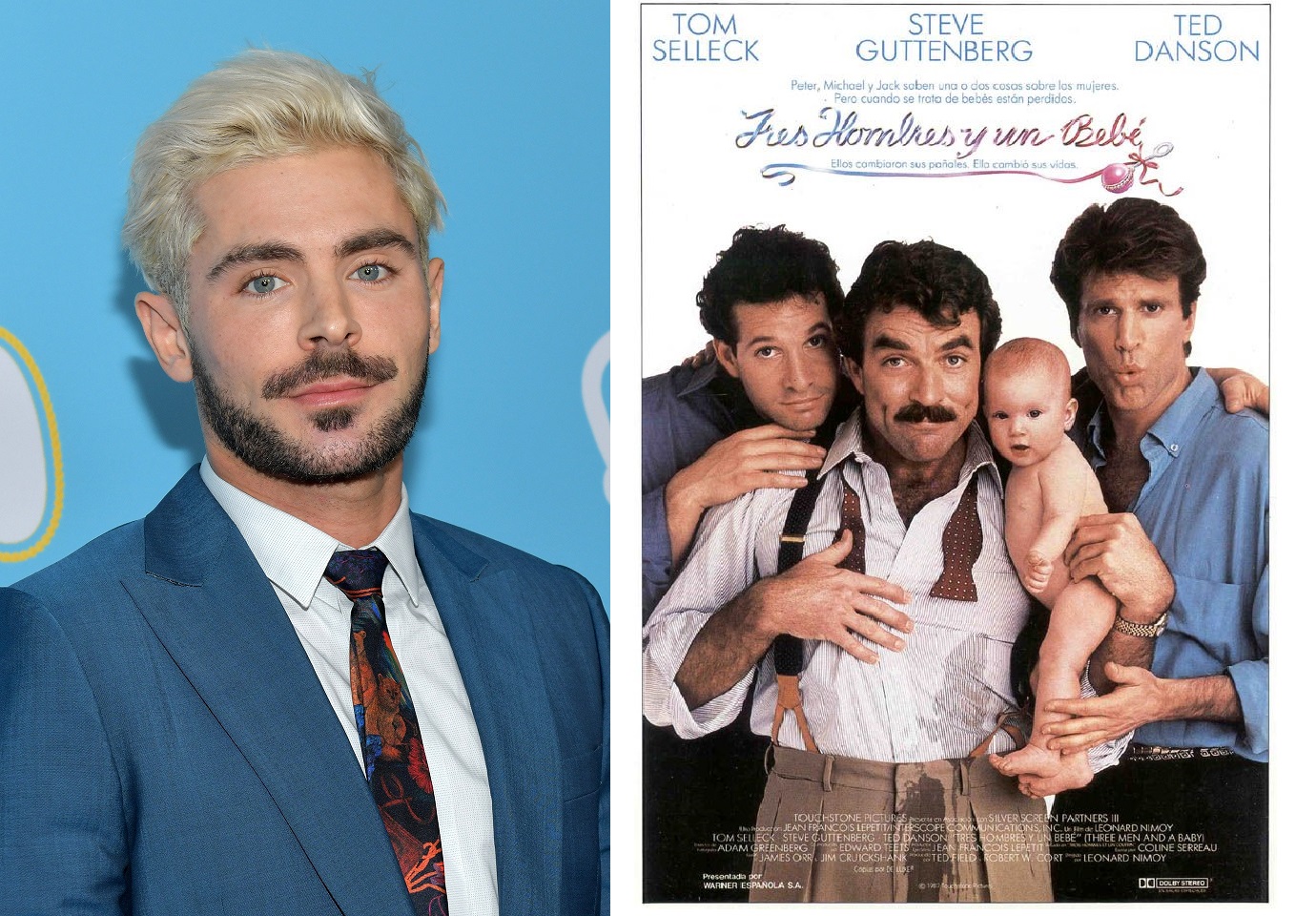 Zac Efron protagonizará remake ‘Tres hombres y un bebé’