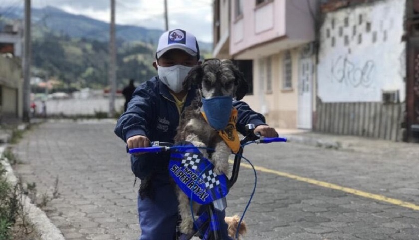 la historia de Anthony Hernández y su perro le da la vuelta al mundo
