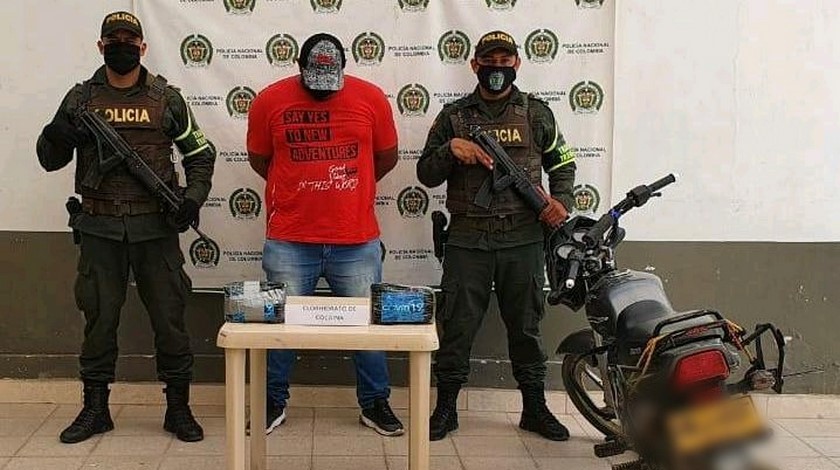 Capturado con 3 kilos de Cocaína