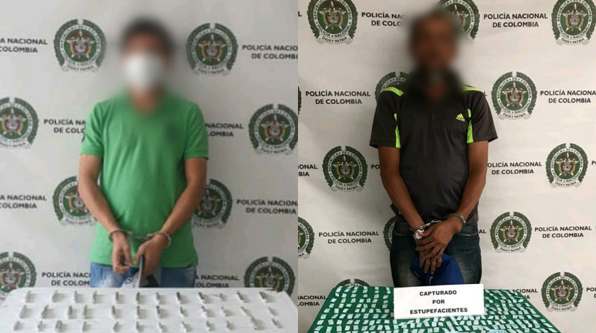 EN FOTOS: Tres sujetos fueron capturados en las últimas horas con varios ‘gramos’ de marihuana y bazuco 1 capturados con droga