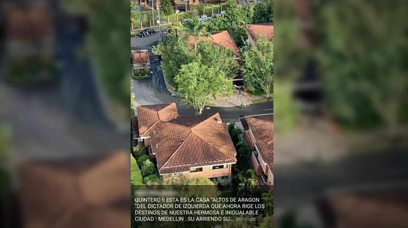 ¡Gravísimo! Gestora social de Medellín denuncia que revelaron la dirección de su casa