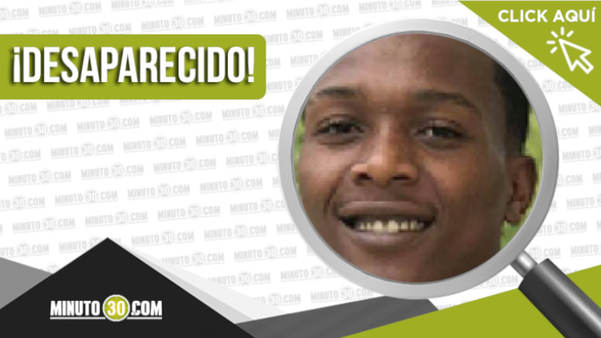 Desaparecido desde el 18 de diciembre de 2019