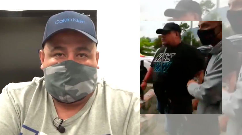 EN VIDEO: Apareció Juan, el sujeto que le pegó un puño en la cara a una joven en Belén