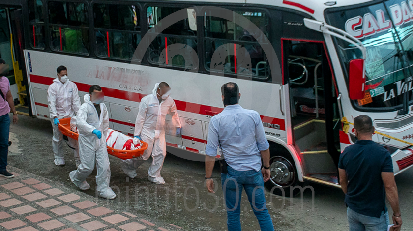 EN FOTOS Y VIDEO: ¡Doble homicidio! Murió el otro hombre baleado en un bus de Caldas, en el municipio de La Estrella 14 doble homicidio en la estrella 20 08 2020 4