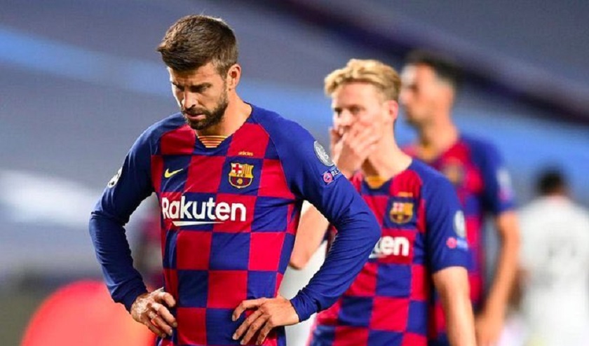 Piqué reconoce que Barcelona ha tocado fondo