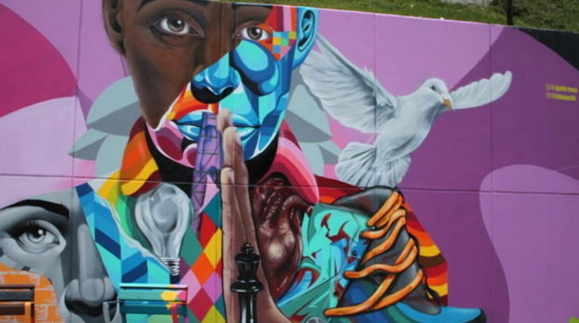 Hasta el martes están convocando a artistas y grafiteros para plasmar sus obras en la calle Barranquilla