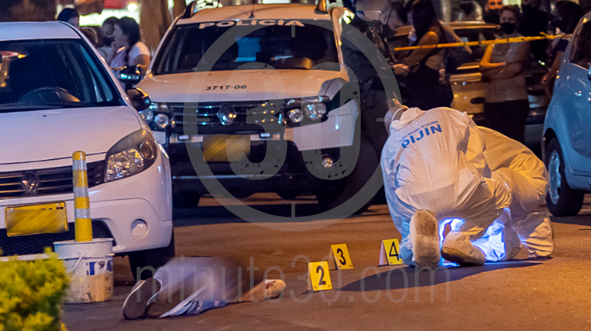 EN VIDEO: ¡Tremenda ‘plomacera’! De múltiples disparos mataron a un hombre en Belén San Bernardo 13 homicidio en belen san bernardo 28 08 2020 9 1