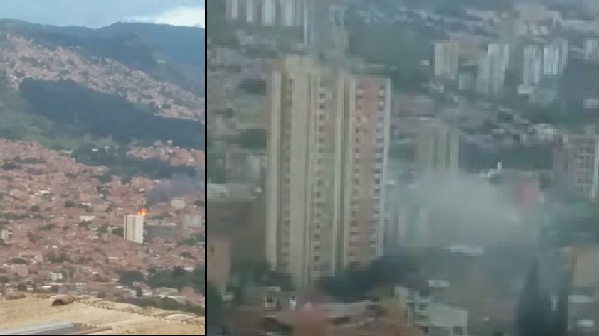 FOTOS Y VIDEO: ¡En llamas! Reportan tres incendios en la tarde de este jueves en estos barrios de Medellín