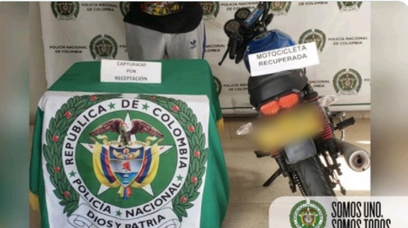 Conozca aquí las placas de las motos recuperadas en Medellín 1 moto recuperada