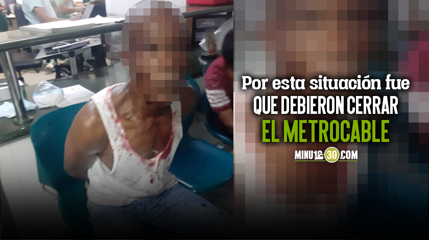 ¡Querían linchar a un presunto homicida! Con Esmad debieron sacar a un sujeto en inmediaciones de la estación del Metrocable 1 querian lichar a un presunto homicidia en la sierra