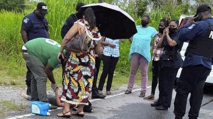 Venezolana atacada en carretera