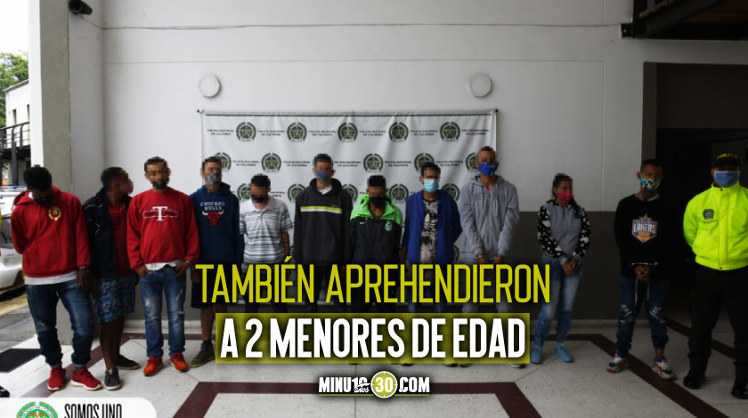 VIDEO: Cayeron 11 integrantes de la banda criminal “Guasimalito”, quienes venden coca y marihuana en Bello 1 11 CAPTURADOS DEL GRUPO DELINCUENCIAL GUASIMALITO