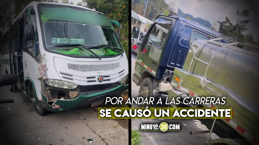FOTOS: Al parecer por hacer ‘guerra del centavo’, conductor de bus habría causado accidente por San Félix 