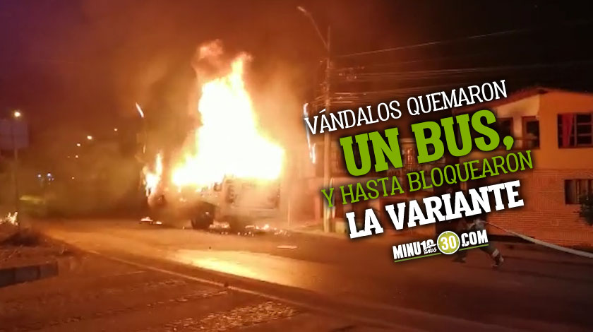 Alcalde de Caldas, Mauricio Cano, apoyado por la policía recuperó el orden público en su municipio y capturaron a vándalos