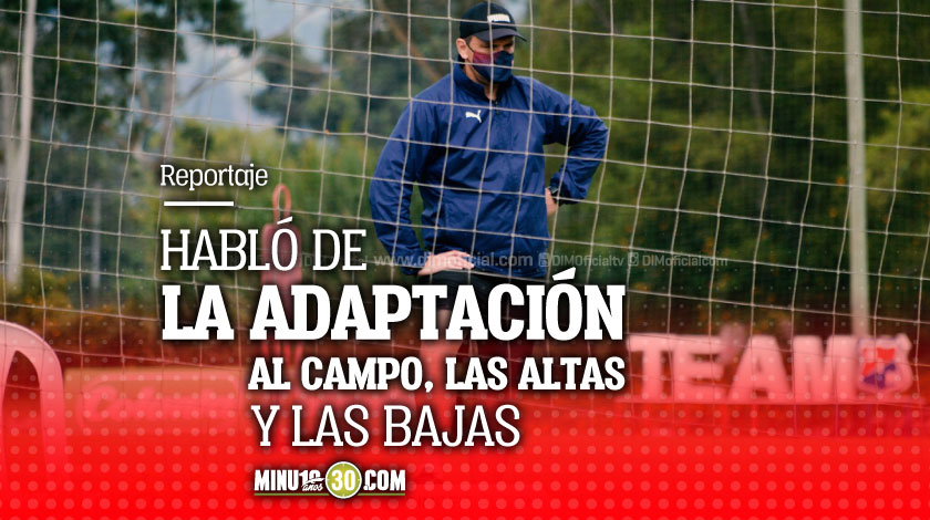 Aldo Bobadilla resume el proceso que ha vivido el DIM de cara a la reanudación