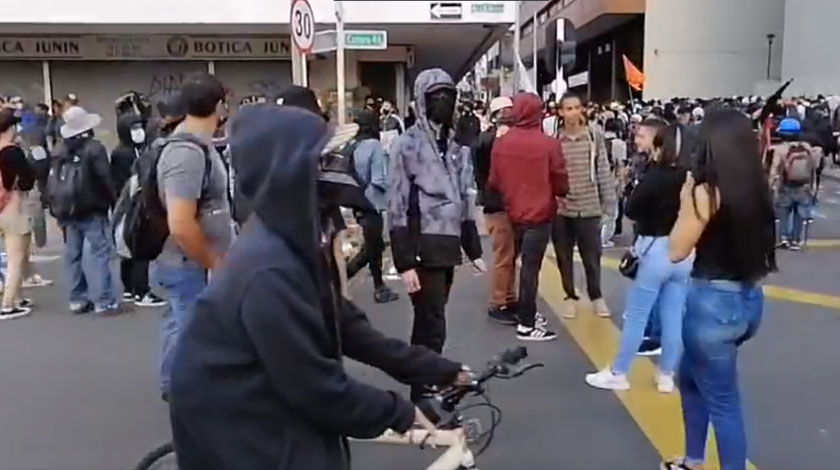 En vivo: Así avanza las manifestaciones en Medellín