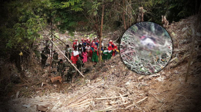 EN FOTOS: ¡Tragedia! Indígena murió al activar mina antipersonal en zona rural del municipio de Ituango