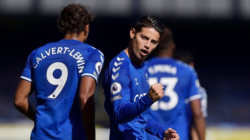 Para Gary Neville, James ayuda a potenciar al Everton 1 James Rodriguez 3