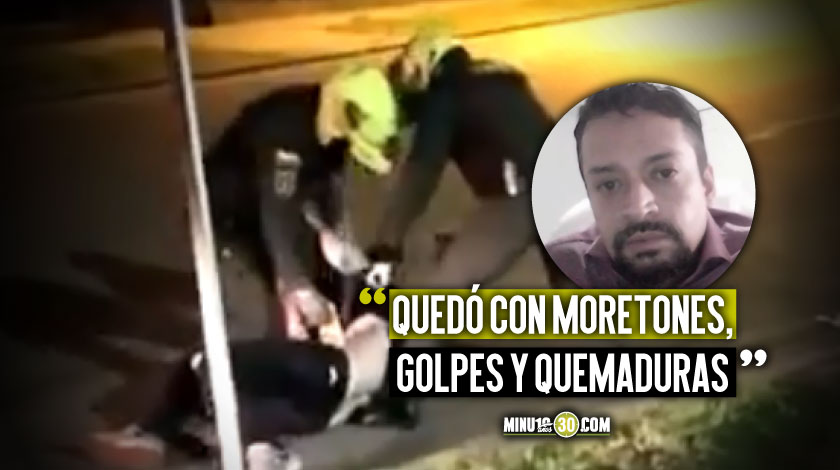 Amigo de Javier Ordóñez, que grabó el abuso policial, pidió justicia y relató los angustiosos momentos del hecho 1 Juan David Uribe amigo del abogado que murio tras procedimiento de la Policia en Bogota