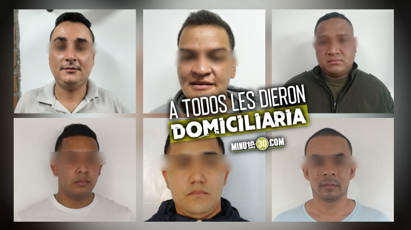 Capturados policías señalados de atracar a una mujer en medio de un falso allanamiento en una vivienda de Santo Domingo Savio 1 Judicializados 6 policias investigados por hurto a una mujer durante falso allanamiento