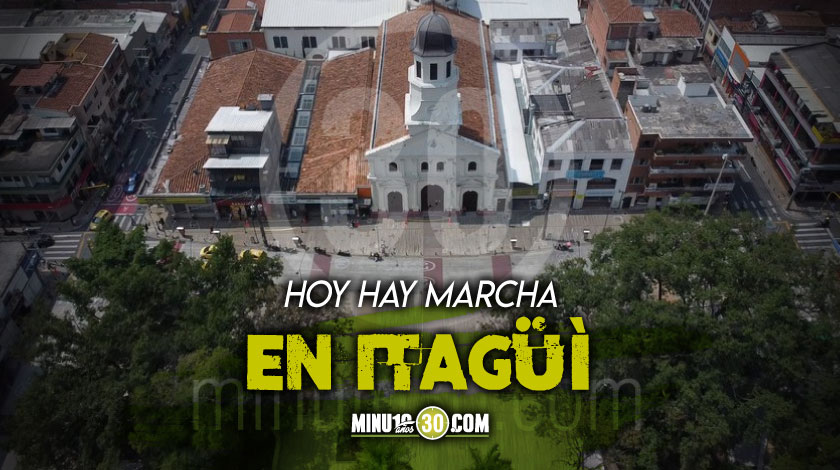 ¡Que no lo coja de sorpresa! Hoy hay manifestación ciudadana en estos puntos del municipio de Itagüí 