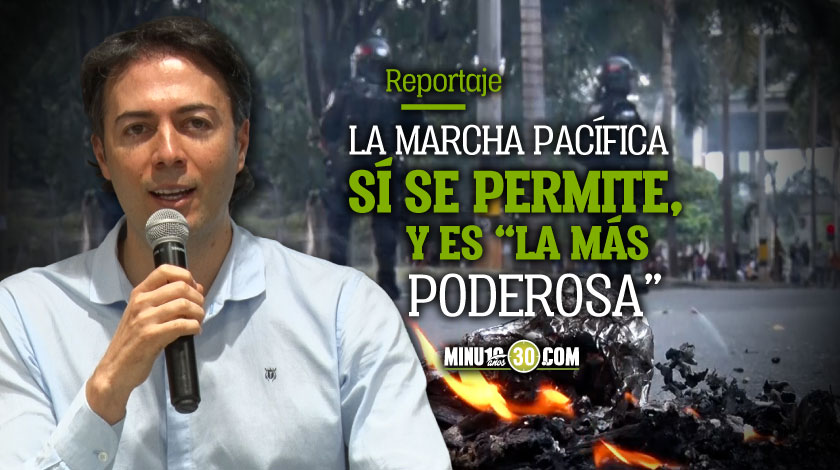 Video: “No vamos a permitir que vándalos acaben con la ciudad”, dice Daniel Quintero, tras jornada de protestas
