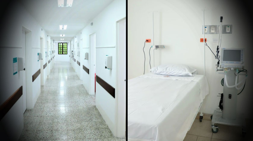FOTOS: Así es la expansión de hospitalización para pacientes Covid-19 que habilitó 38 nuevas camas UCI en Envigado 