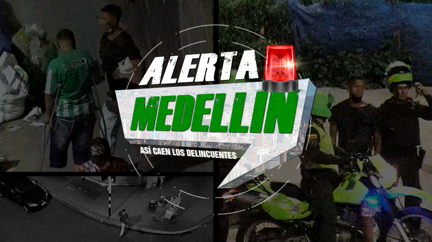 EN VIDEO: ¡Qué miedo! Cayeron tres 'bandidos' organizados que tenían azotada La Candelaria 1 Alerta Medellín