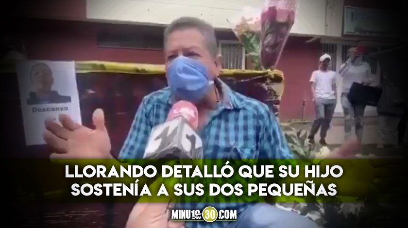EN VIDEO: ¡Qué dolor tan grande! Padre del domiciliario muerto en protestas, habló sobre cómo mataron a su hijo