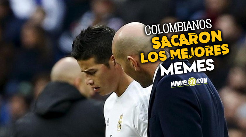 ¡Y no podía faltar! Tras brillante actuación de James, en Colombia todos se acordaron de Zidane