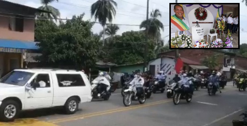 VIDEOS: Así despidieron los habitantes de Tarazá al alcalde que falleció por Covid-19