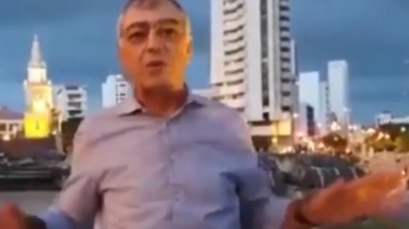VIDEO: ¡Terminó ‘meado’! Alcalde de Cartagena puso a imaginar a muchos por su ‘mensaje didáctico’ para promover el uso del tapabocas