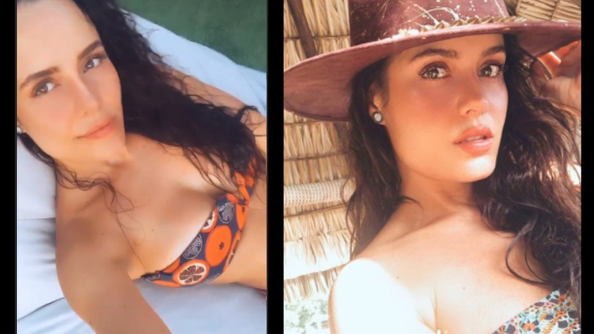 VIDEOS: ¡Las tiene bien redonditas!, Ana Lucía Domínguez se atrevió a seducir a sus fans en bikini
