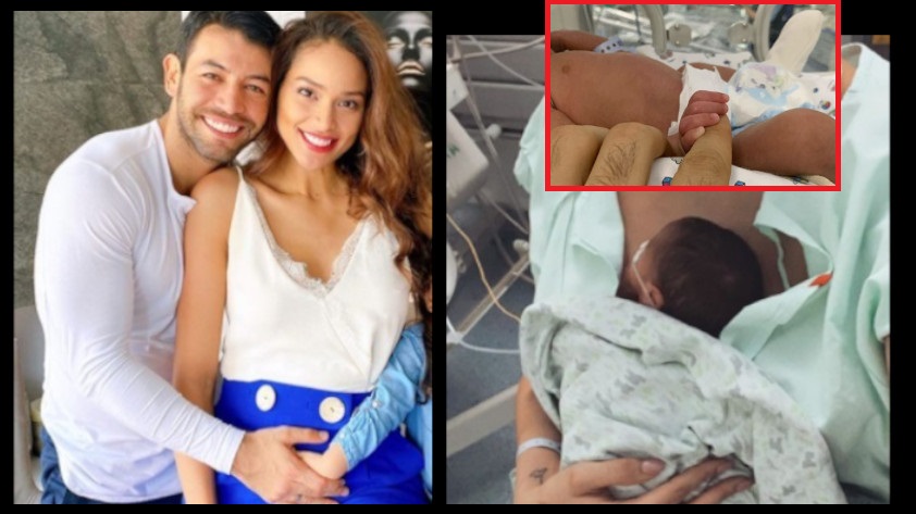 FOTOS: ¡Aún en la incubadora!, Andrea Tovar mostró el rostro de Lorenzo