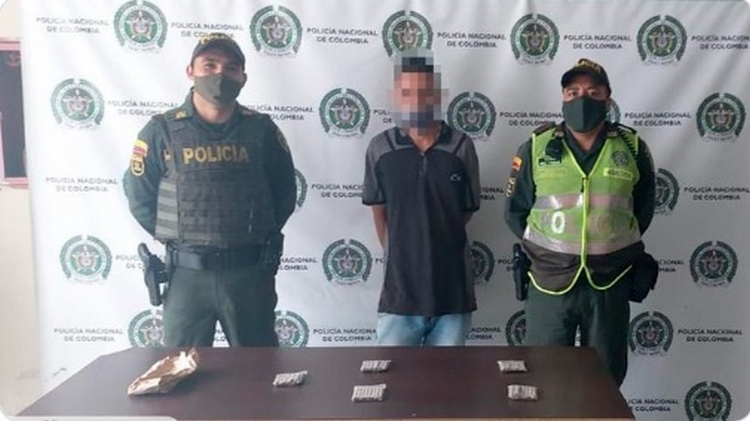 Lo ‘agarraron’ en Itagüí con 48 cigarrillos de marihuana listos para su venta