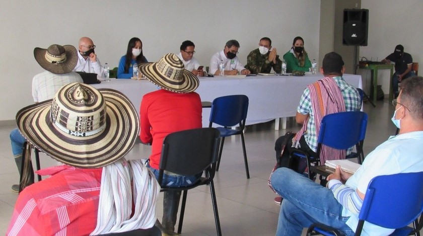 FOTOS: ¡Qué bien! Firmaron un convenio para que familias de corregimiento en Ituango se beneficien con acciones ambientales