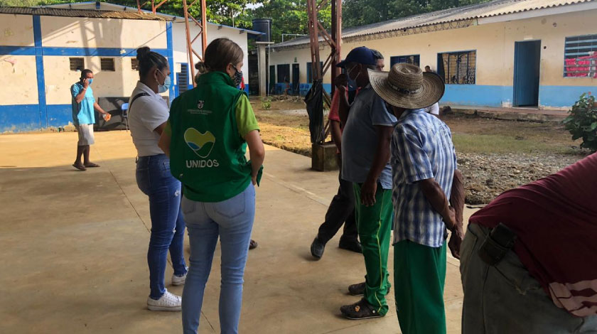 Mientras pueden volver a casa, desplazados de Cáceres reciben ayudas y acompañamiento
