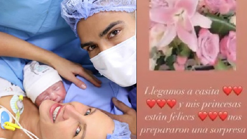 FOTOS Y VIDEO: Así fue la sorpresa que le tenían las hijas de Falcao y Lorelei a su hermanito Jedidiah por su llegada a casa