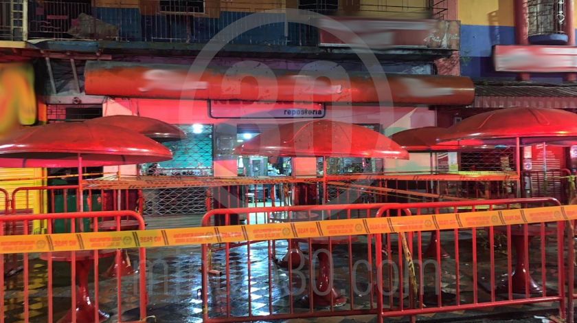 EN FOTOS Y VIDEO: A balazos asesinaron a un hombre en el parque principal del municipio de Caldas, Antioquia 2 homicido en el municipio de Caldas 07 09 2020 1