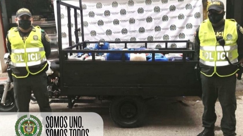 Incautación galones combustible