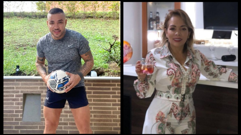 FOTO: ¡Se parece a Jessi Uribe!, Sandra Barrios posó muy enamorada con ¿su nuevo novio?